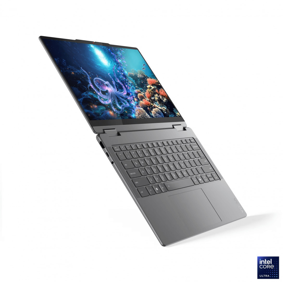 Lenovo Yoga 7i 2-in-1 14ILL10 14" OLED FHD+ Touchscreen (Ultra 7-256V/16GB/1TB SSD/W11 Pro) Luna Grey (International English Keyboard) view 6