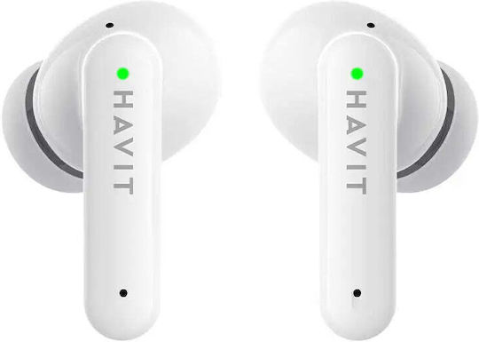 Havit TW967 In-ear Bluetooth Handsfree Earphones with Charging Case White view 7