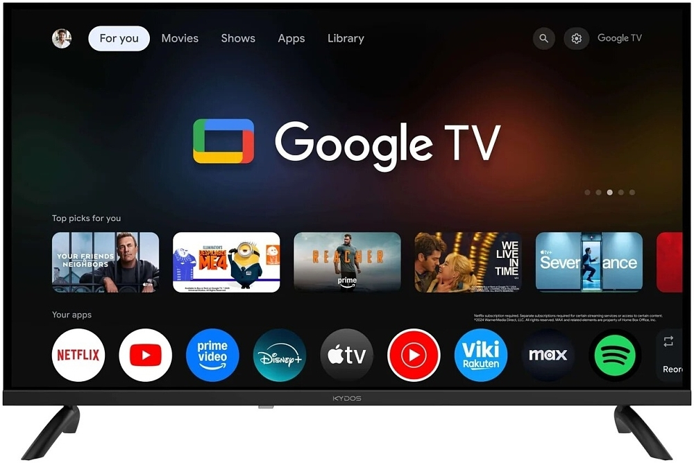 Kydos Smart Television 32" HD Ready QLED K32VH22SQ00 HDR (2025) view 4