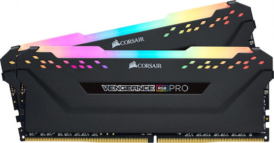 Corsair Vengeance RGB Pro DDR4 16GB RAM with 2x8GB Modules and Speed 3200 for Desktop CMW16GX4M2Z3200C16