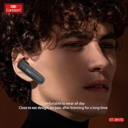 Earldom ET-BH70 Earbud Bluetooth Handsfree Earphone Black view 2