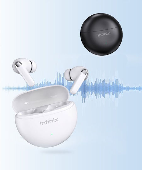 Infinix Buds Neo Bluetooth Handsfree Earphones with Charging Case White view 3