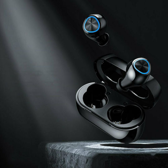 Remax TWS-16 In-ear Bluetooth Handsfree Earphones with Charging Case Black view 2