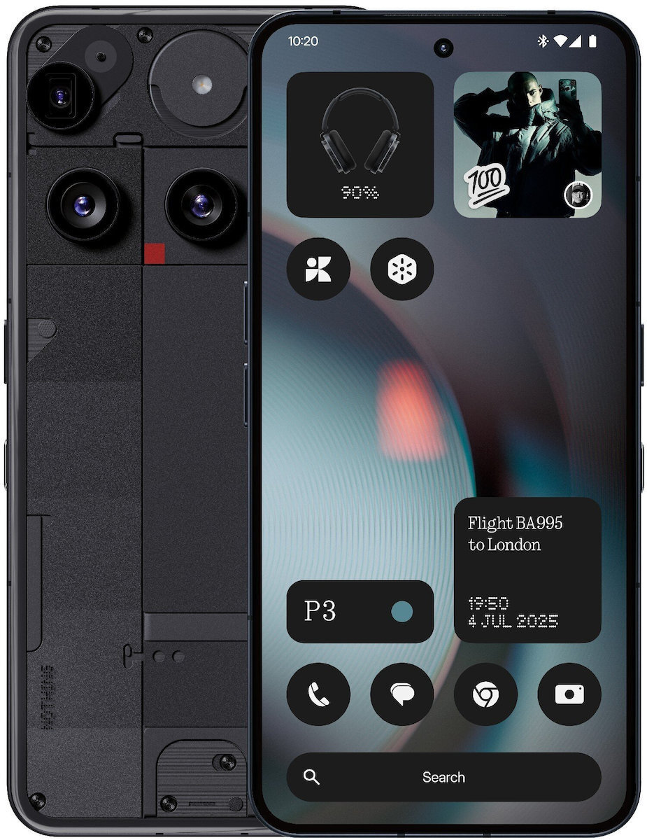 Nothing Phone (3) 5G Dual SIM (16GB/512GB) Black view 1