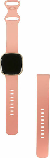 Fitbit Versa 3 Waterproof Smartwatch with Heart Rate Monitor (Pink Clay/Soft Gold Aluminum) view 5