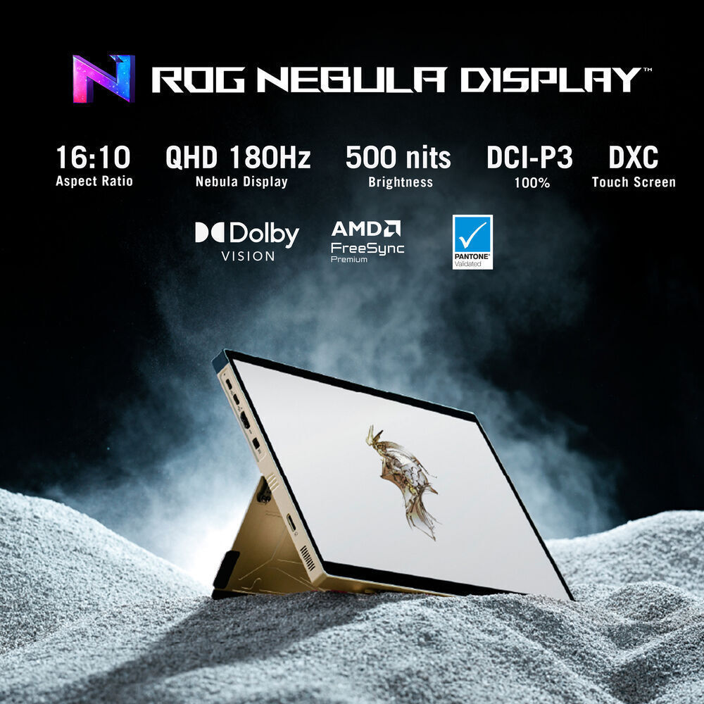 Asus ROG Flow Z13-KJP GZ302EAC-XS99 13.4" QHD+ Touchscreen 180Hz (Ryzen AI Max 300 Series-Max+ 395/128GB/1TB SSD/W11 Pro) (US Keyboard) vue 9