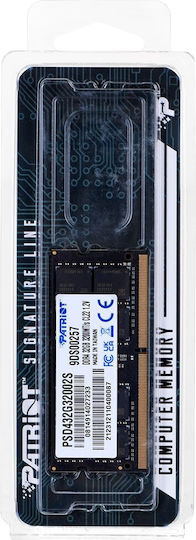 Patriot DDR4 with Module 1x32GB and Speed 3200 for Laptop PSD432G32002S Ansicht 3