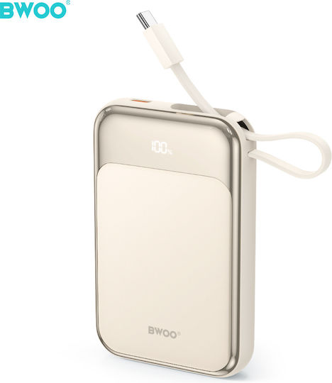 BWOO P80 Power Bank 10000mAh 20W with USB-C Port Power Delivery Black view 3