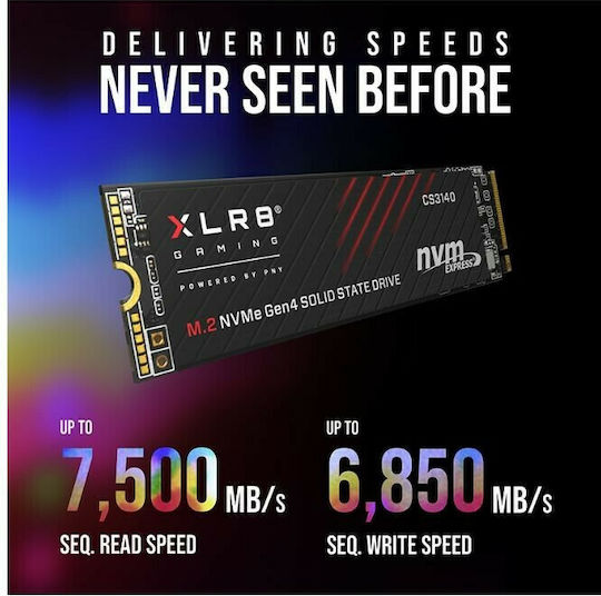 PNY XLR8 CS3140 SSD 4TB M.2 with PCI Express 4.0 Interface PS5 Compatible view 6