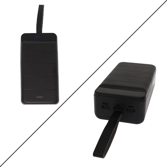 Remax RPP-185 Power Bank 50000mAh with 3 USB-A Ports Black vue 4