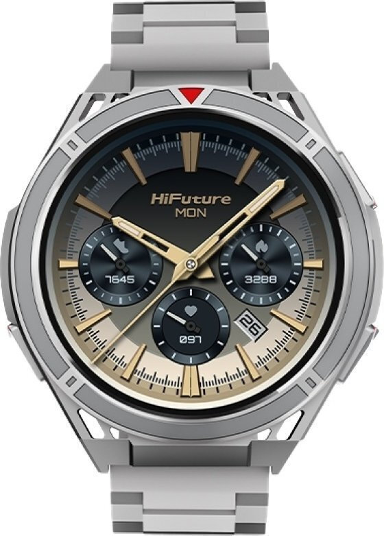 HiFuture Active Waterproof Smartwatch with Heart Rate Monitor (Silver) view 1