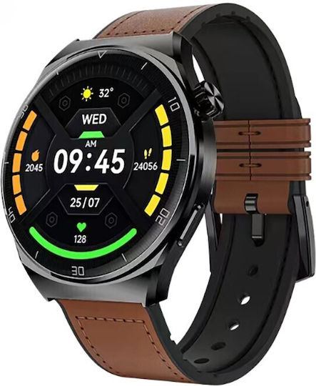 Awei H27 Smartwatch with Heart Rate Monitor (Brown)