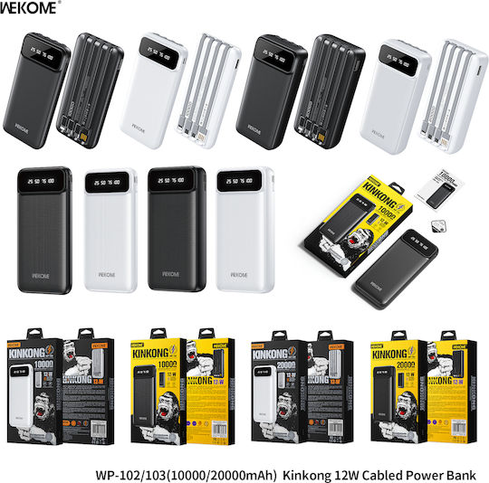 WK WP-103A Power Bank 20000mAh 12W Black view 5