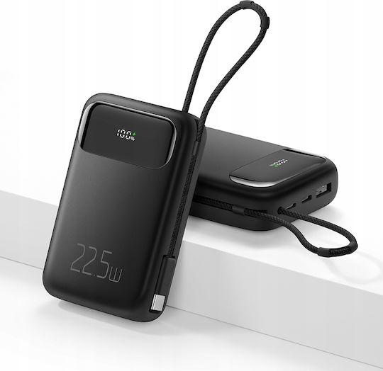 Mcdodo MC-3243 Power Bank 10000mAh 22.5W with USB-A Port and USB-C Port Black view 5