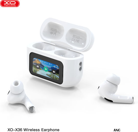 XO X36 In-ear Bluetooth Handsfree Earphones with Charging Case White view 4