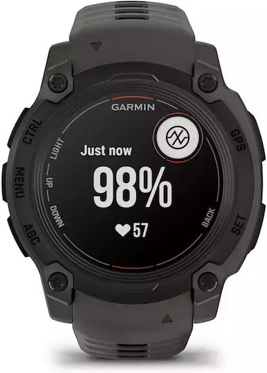 Garmin Instinct E 40mm Waterproof Smartwatch with Heart Rate Monitor (Black with Charcoal Band) view 7