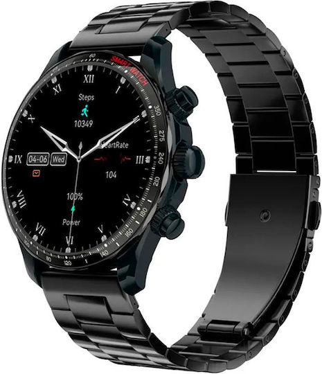 Karen M KM68 Smartwatch with Heart Rate Monitor (Black) view 6