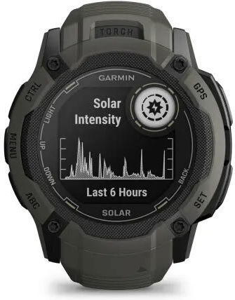 Garmin Instinct 2X Solar 50mm Waterproof Smartwatch with Heart Rate Monitor (Moss) view 6