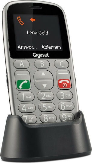 Gigaset GL 390 Dual SIM Mobile with Large Buttons Grey view 3