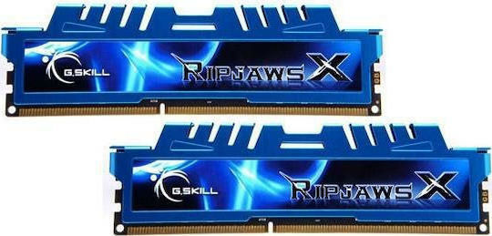 G.Skill RipjawsX DDR3 16GB RAM with 2x8GB Modules and Speed 1600 for Desktop F3-1600C9D-16GXM view 5