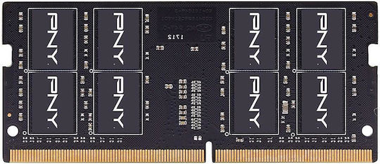 PNY DDR4 with Module 1x16GB and Speed 3200 for Laptop MN16GSD43200-SI