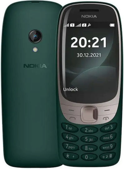 Nokia 6310 (2024) Dual SIM Mobile with Buttons (English Menu) Green view 5