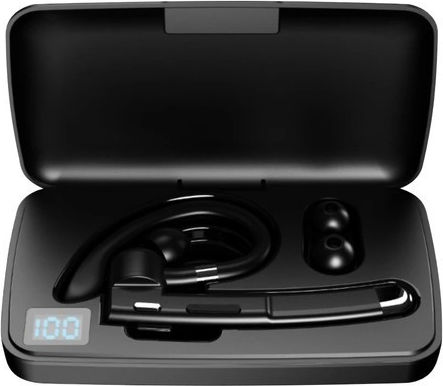 In-ear Bluetooth Handsfree Headset with Charging Case Black – vizualizare 8