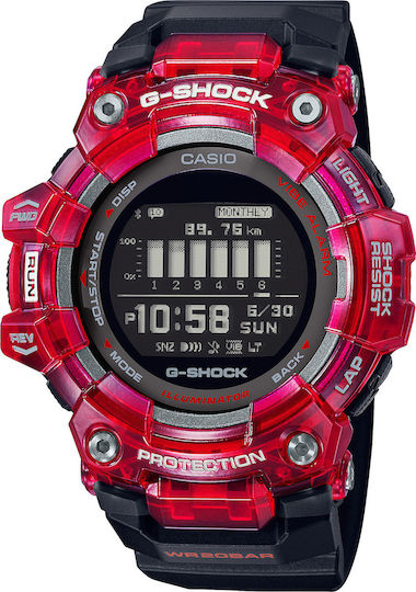 Casio GBD-100SM-4A1ER 49mm Smartwatch (Red) view 1