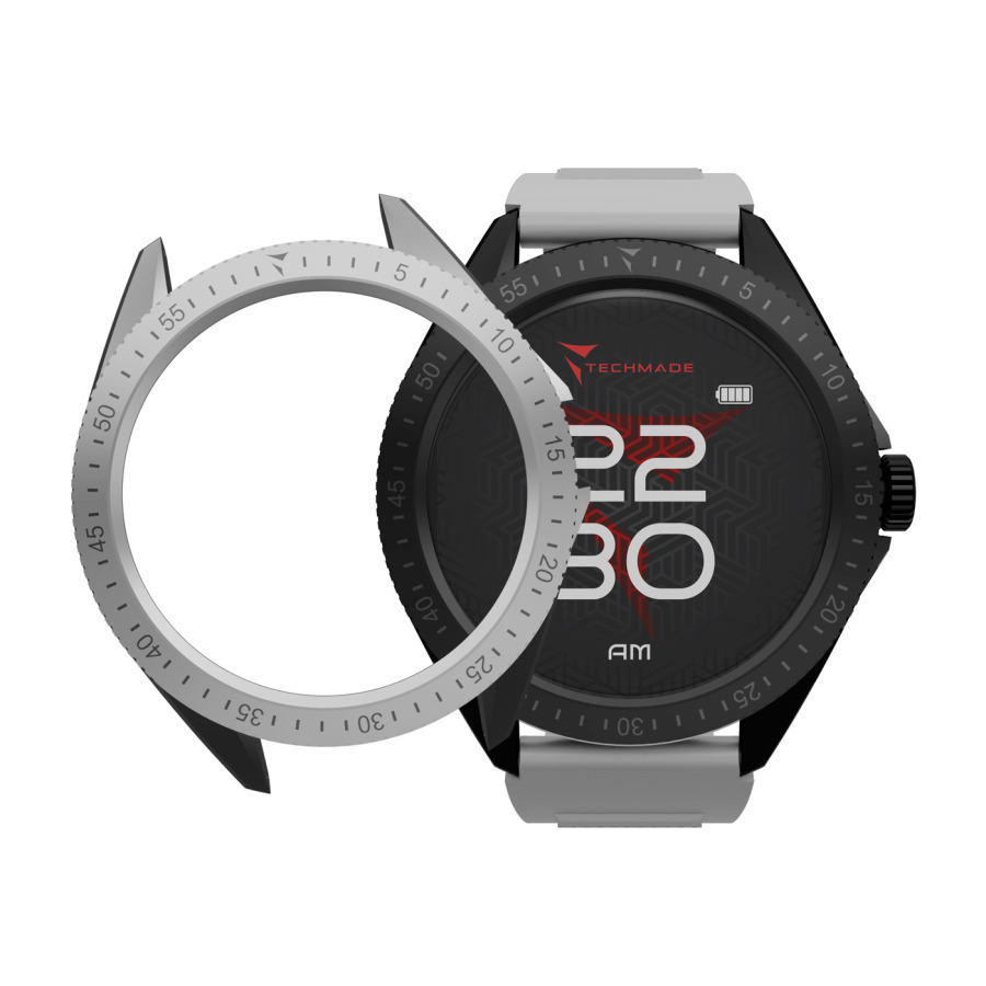 Techmade Rocks 2.0 36mm Smartwatch with Heart Rate Monitor (Gray)