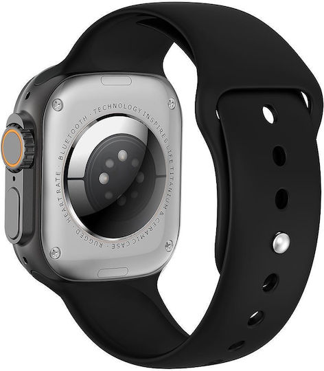 Ultra9 Smartwatch with Heart Rate Monitor (Black) view 3