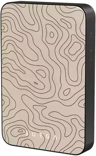 Burga MagSafe Power Bank 5000mAh 7.5W with USB-C Port Gunmetal - Wild Terrain