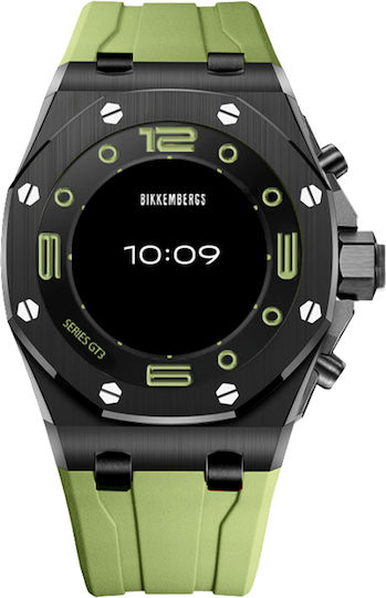 Bikkembergs BK-GT304 Stainless Steel 45mm Smartwatch (Green)