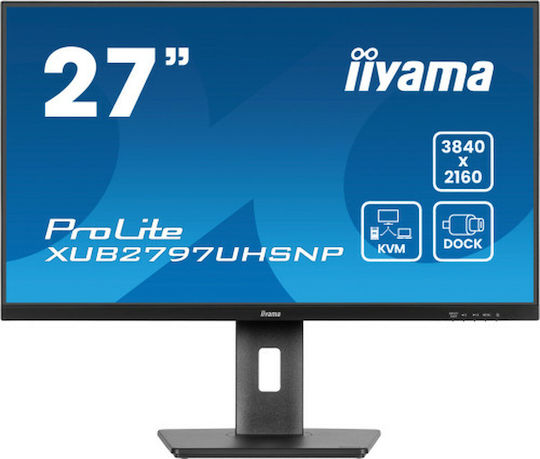 Iiyama ProLite XUB2797UHSNP-B1 IPS Monitor 27" 4K 3840x2160 with Response Time 4ms GTG vue 4