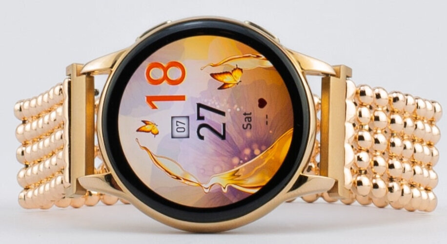 Luna Smartwatch with Heart Rate Monitor Erme Gold view 5