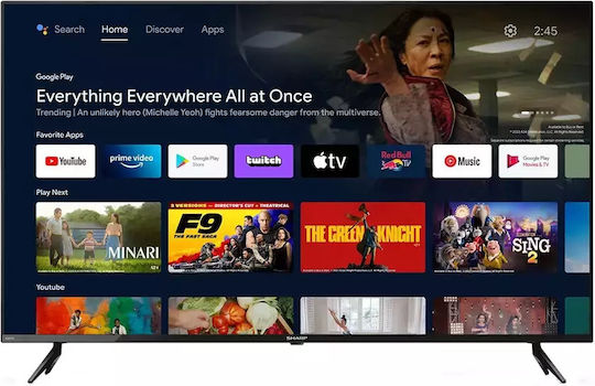 Sharp Smart Television 50" 4K UHD LED 50FL1EA HDR (2023) view 2