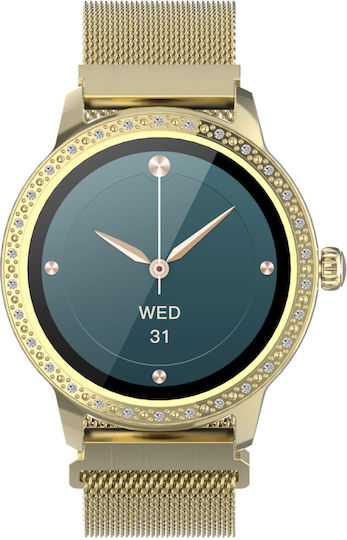 Denver SW-360 Smartwatch with Heart Rate Monitor (Gold)