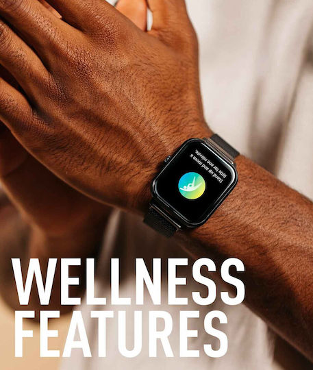Reflex Active Series 23 Smartwatch with Heart Rate Monitor (Black Mesh) vue 4