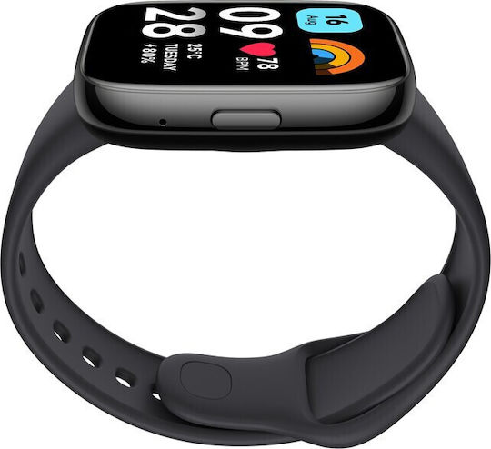 Xiaomi Redmi Watch 3 Active Waterproof with Heart Rate Monitor (Black) view 5