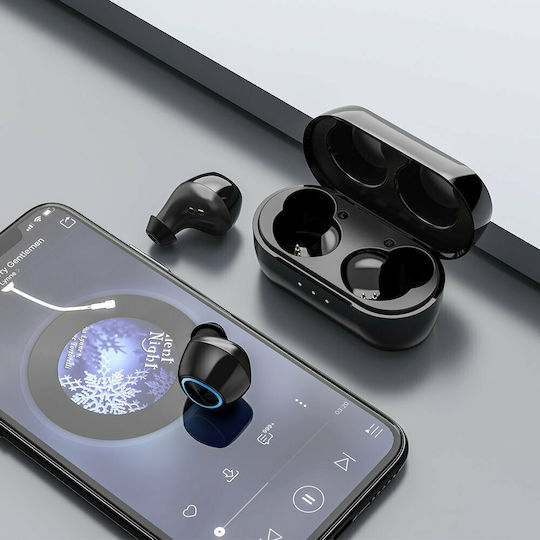 Remax TWS-16 In-ear Bluetooth Handsfree Earphones with Charging Case Black view 3