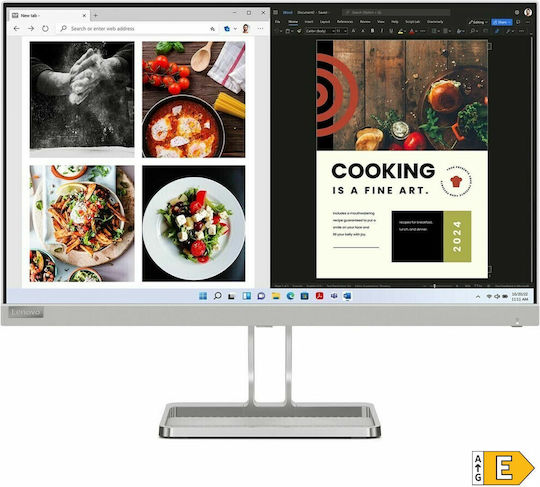 Lenovo L24i-40 IPS Monitor 23.8" FHD 1920x1080 with Response Time 4ms GTG