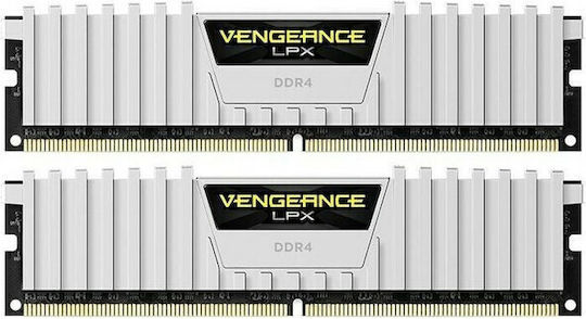 Corsair Vengeance LPX White DDR4 16GB RAM With 2x8GB Modules And Speed 3200 For Desktop CMK16GX4M2E3200C16W vue 3