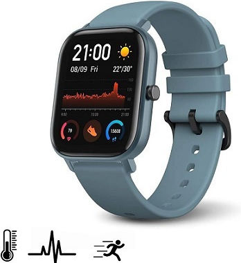 Andowl Q-916 Smartwatch with Heart Rate Monitor (Blue) view 1