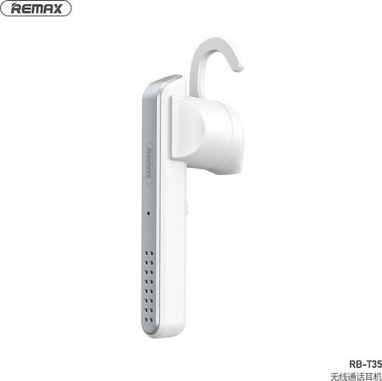 Remax RB-T35 Earbud Bluetooth Handsfree Earphone White view 1