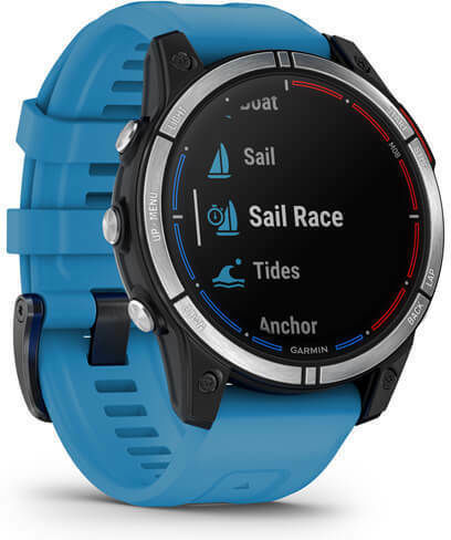 Garmin Quatix 7 Stainless Steel 47mm Waterproof Smartwatch with Heart Rate Monitor (Marine) view 3