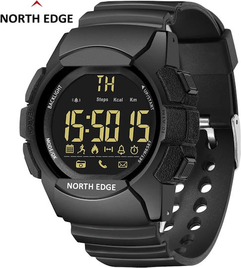 North Edge AK 50mm Waterproof Smartwatch (Black) view 2