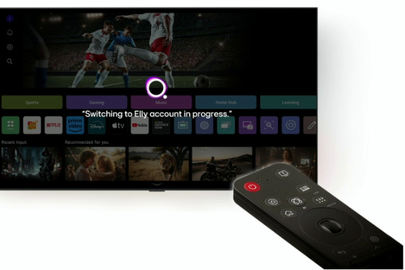 LG Smart Television 55" 4K UHD LED AI UA73 HDR (2025) view 3