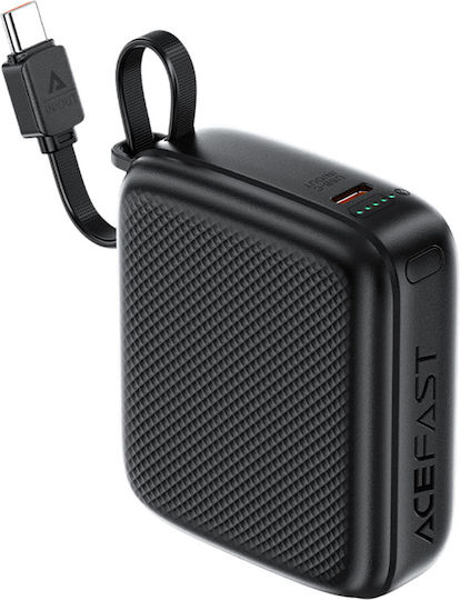 Acefast M15-10000 Power Bank 10000mAh with USB-C Port Power Delivery Black view 1