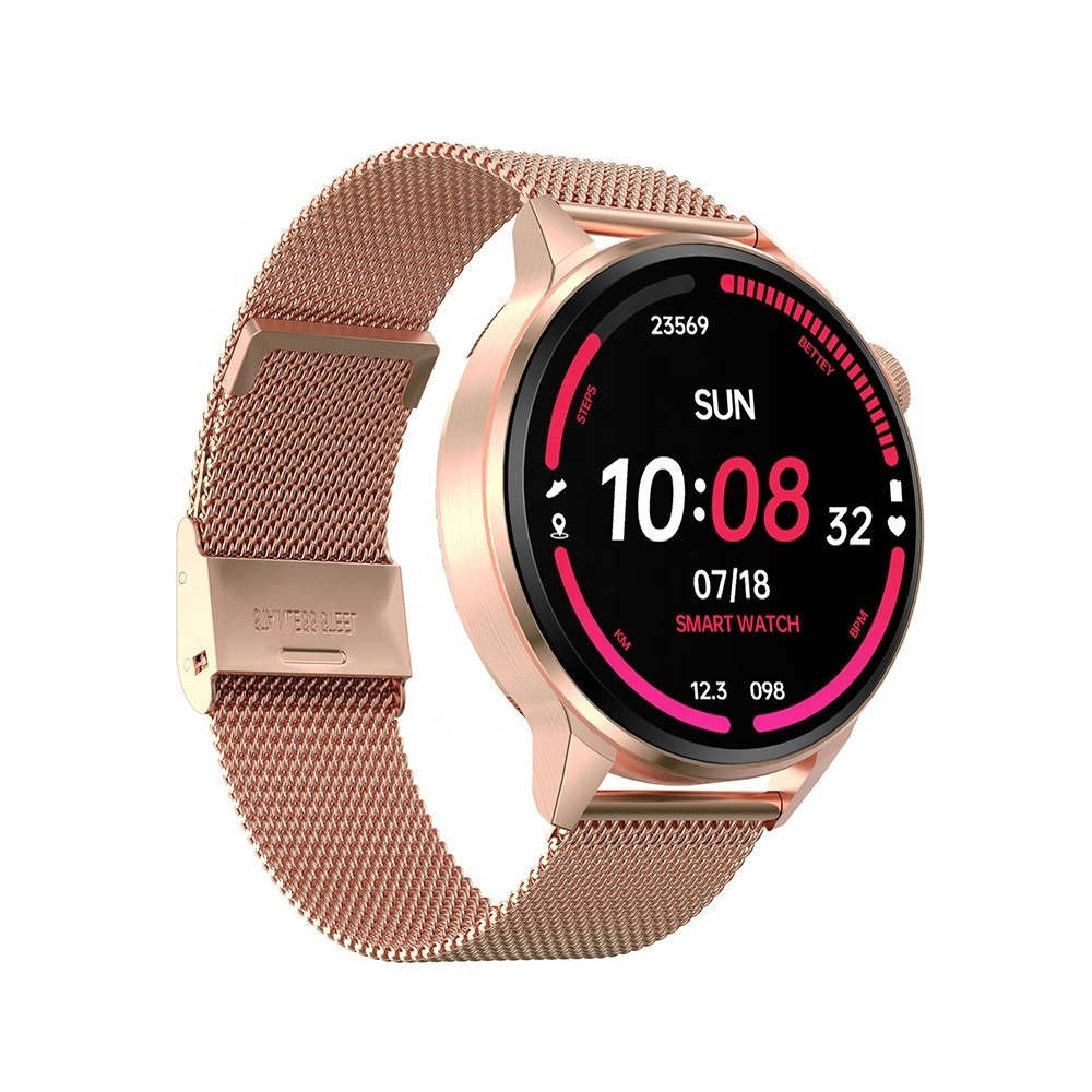 ISP LikeSmart Fantastic FiT Aluminium Smartwatch with Heart Rate Monitor (Gold) vista 4