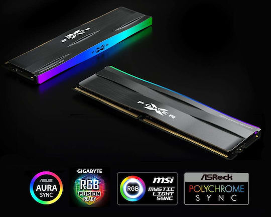 Silicon Power XPOWER Zenith RGB DDR4 with Module 1x8GB and Speed 3200 for Desktop SP008GXLZU320BSD vue 4