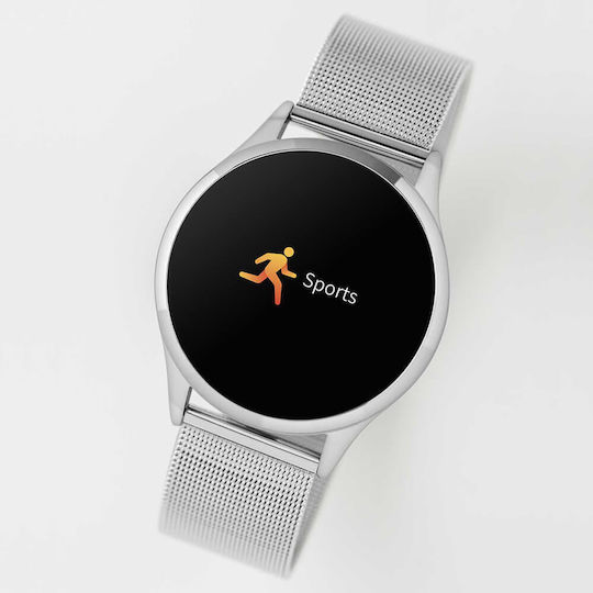 Reflex Active Series 04 38mm Smartwatch with Heart Rate Monitor (Silver Mesh) view 4
